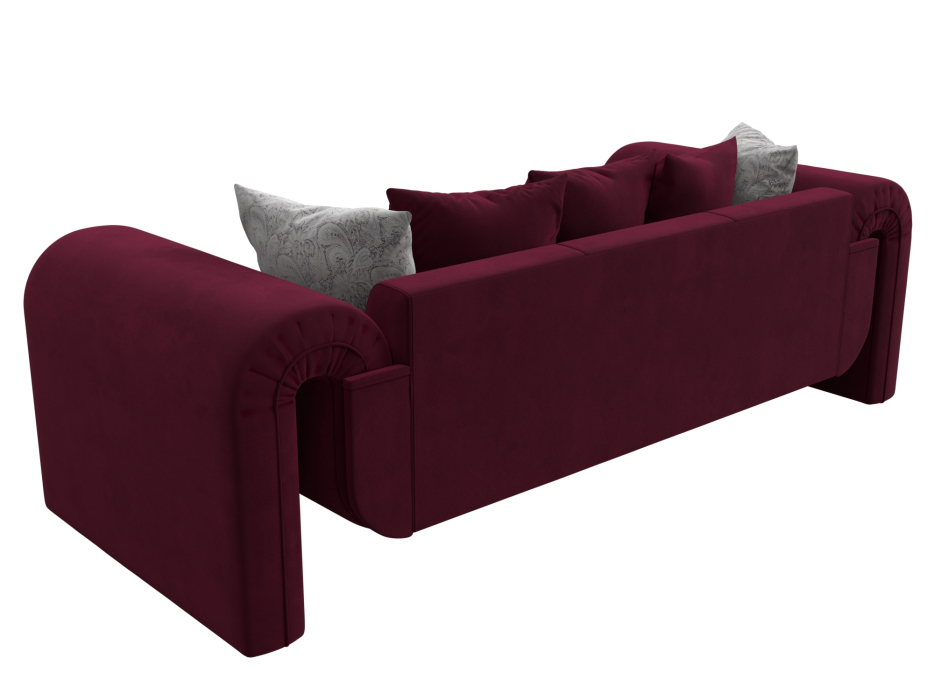 Диваны прямые кухонные, Диван прямой Волна, микровельвет