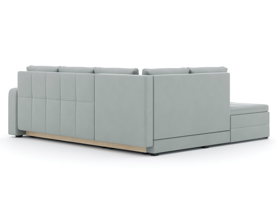 Диваны угловые в гостиную, Диван-кровать угловой еврокнижка Бромен, рогожка