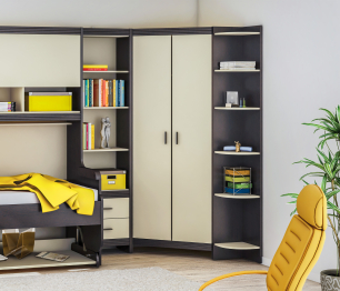 Шкаф угловой Дакота СБ-1894