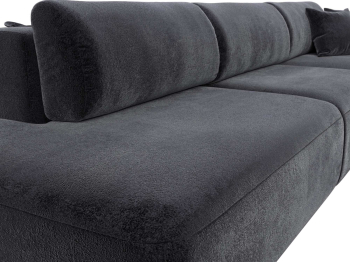 Диван угловой Лига-036 НПБ Модерн Лонг правый угол, велюр TOWER