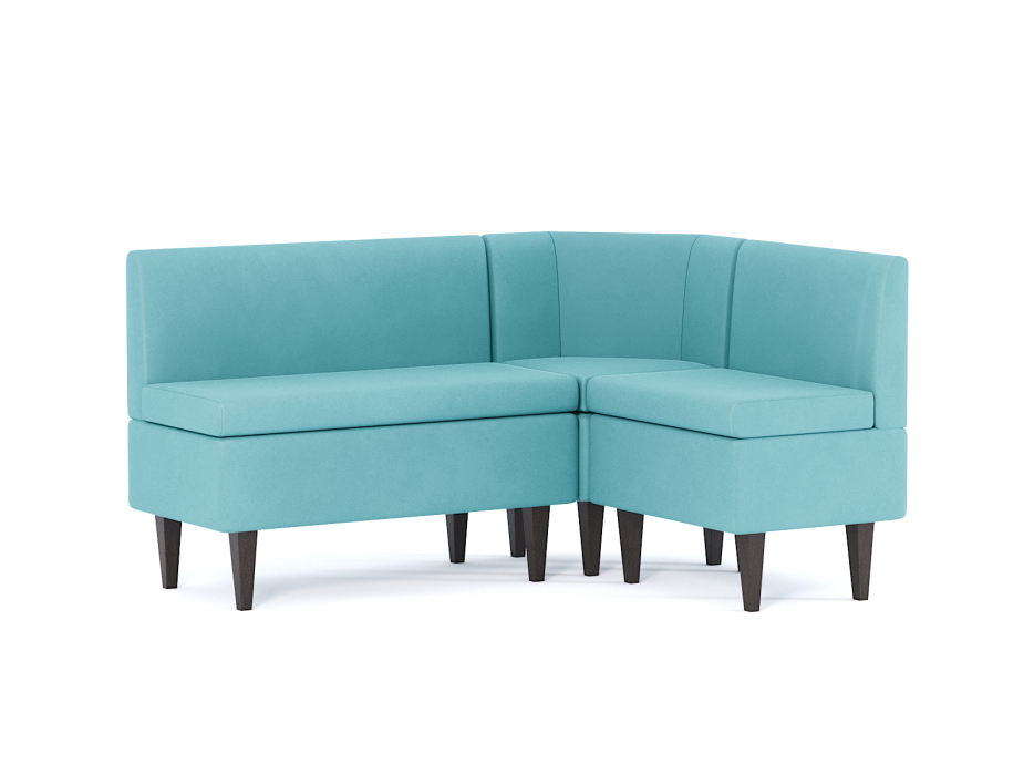 Кухонные уголки, Диван кухонный угловой Лео, велюр