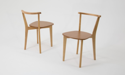 Стол Сканди К 90 натур со стульями Франк натур