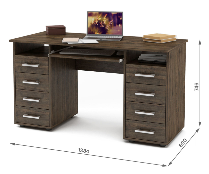 Прямые, Письменный стол Остин-6К