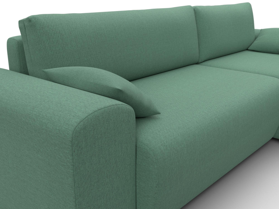 Диваны угловые в гостиную, Диван угловой Лига-099 угол универсальный, рогожка Амур