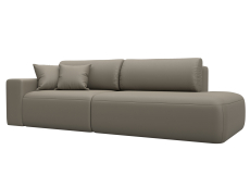 Диваны еврокнижки, Диван прямой Лига-036 НПБ Модерн подлокотник слева, экокожа GRIFON