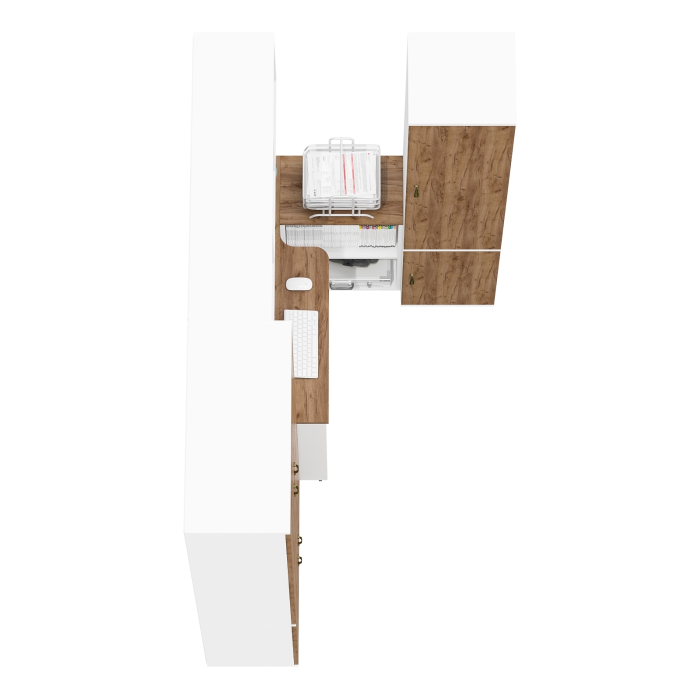 Домашние кабинеты, Модульная мебель для места для учёбы ребёнка Лидер-8 № 35