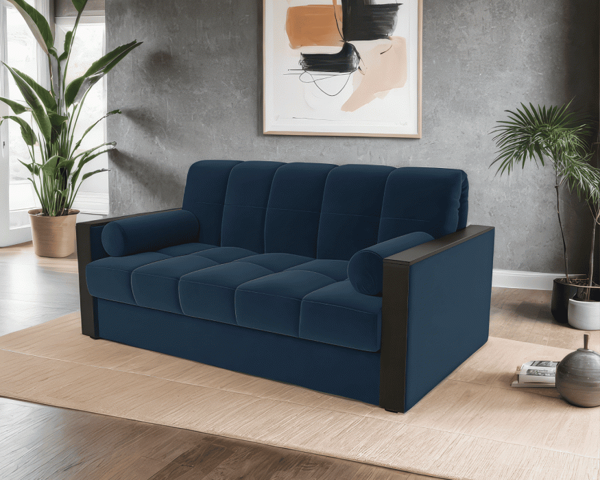 Диваны кровати со спальным местом, Диван аккордеон Техас НПБ 140х200 Велюр