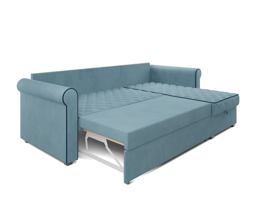 Диваны угловые в гостиную, Диван угловой Берлин (Велюр)