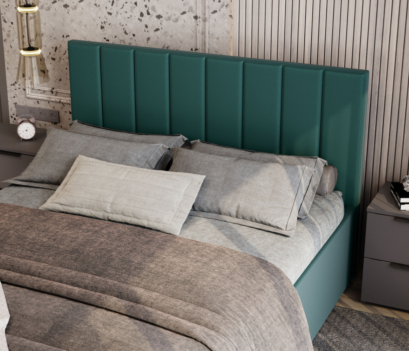 Мягкая кровать, Кровать Аврора 1,6