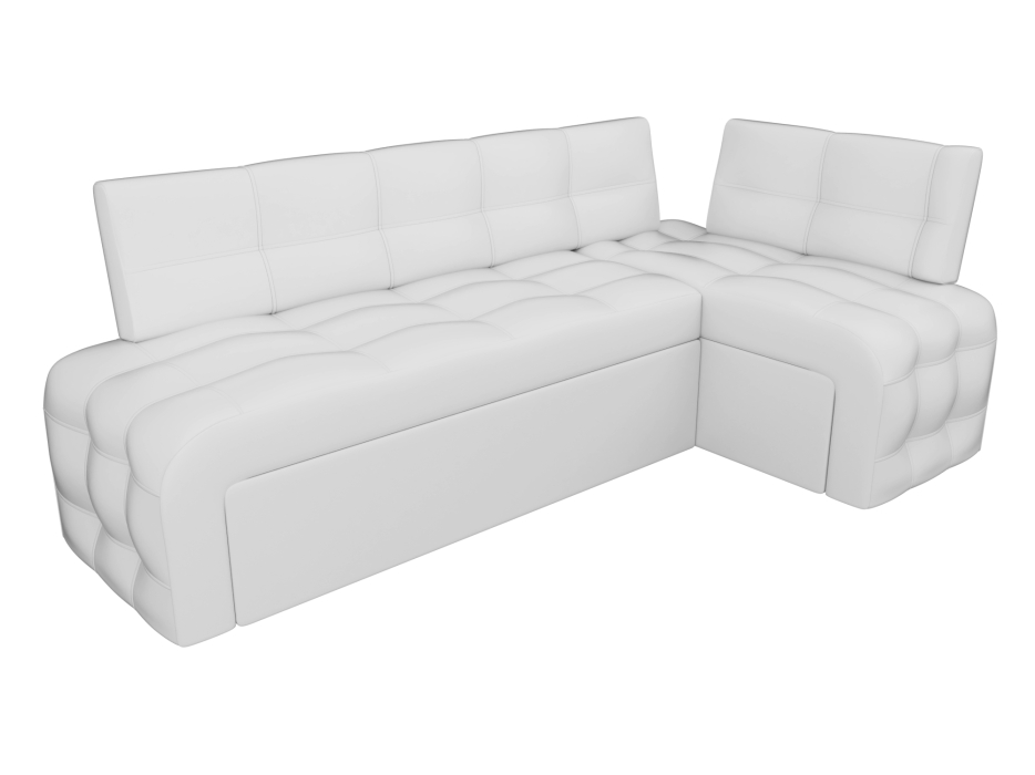 Диваны угловые кухонные, Кухонный угловой диван Люксор правый угол, экокожа