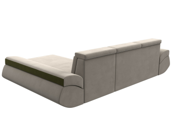 Диван угловой Лига-032 правый угол, микровельвет