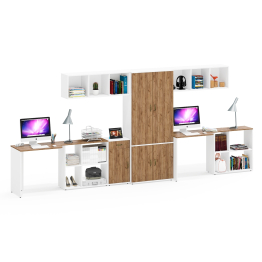 Подростковая мебель для учёбы для двоих человек Лидер-8 № 58