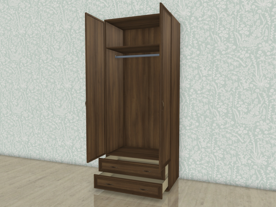 Шкафы двухстворчатые, Модульная система Карина Шкаф ШК-1005