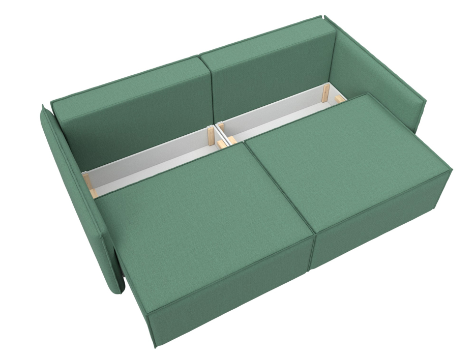 Диваны еврокнижки, Диван прямой Либерти, рогожка Амур