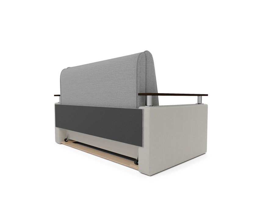 Диваны кровати со спальным местом, Диван прямой аккордеон Шарк 120 см (Рогожка + экокожа)