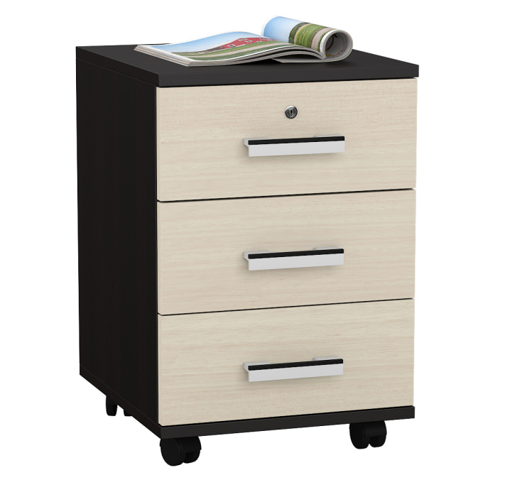 Письменные столы, Стол МД 1.04Т с тумбой на колесиках