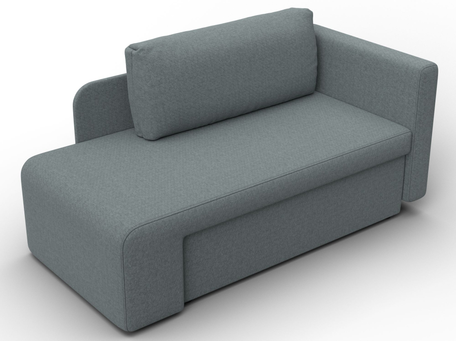 Маленькие спальные диваны, Кушетка Лига-097, рогожка Амур