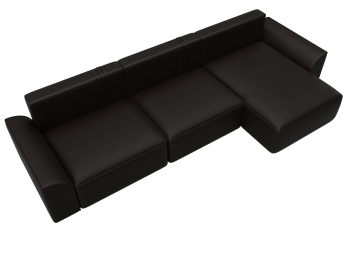 Диван угловой Лига-048 НПБ лонг, экокожа GRIFON