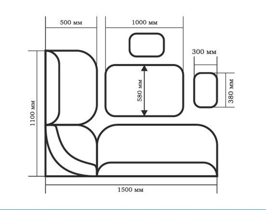 Кухонные уголки, Кухонный уголок Орхидея-Люкс №5 Велюр