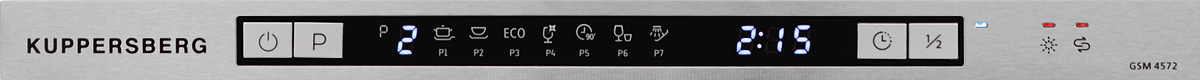 Встраиваемые посудомоечные машины, Встраиваемая посудомоечная машина 45см Kuppersberg GSM 4572