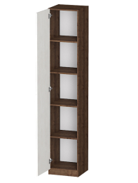 Распашной шкаф Лайф с полками 40*40*215 Дуб экспрессив