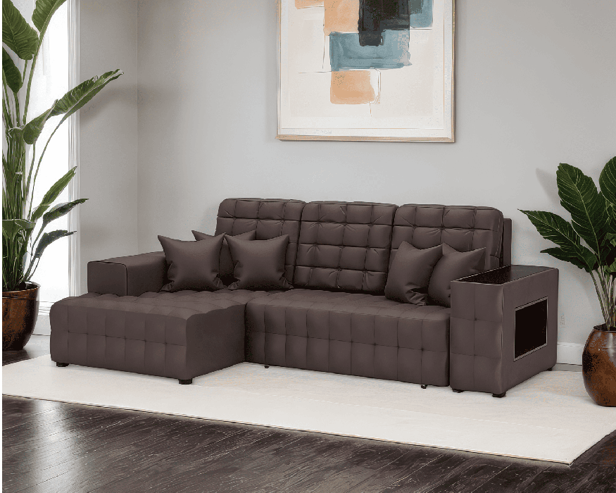 Диваны угловые в гостиную, Диван Мадрид Левый угол (Бархат)