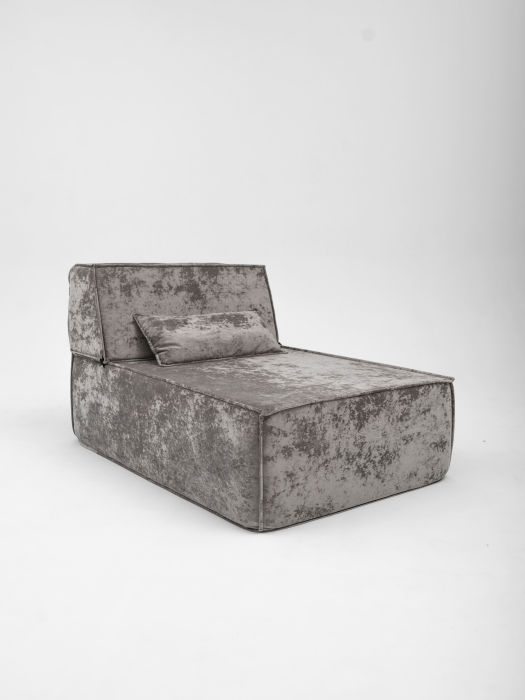 Бескаркасная мебель, Бескаркасная оттоманка Клайд,плюше