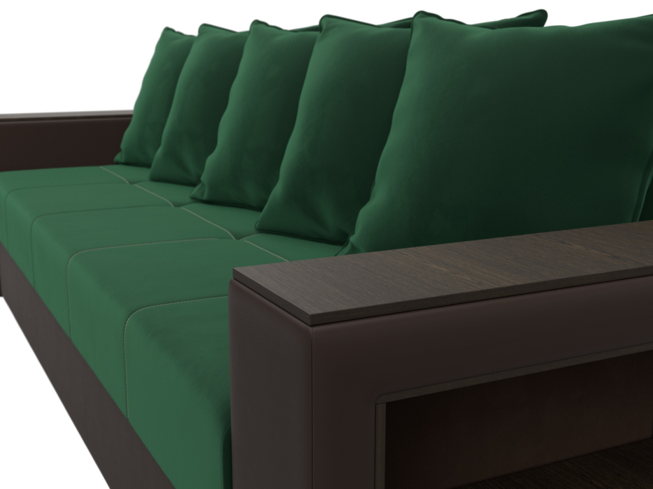 Диваны прямые, Диван прямой Дубай Лайт, велюр/экокожа