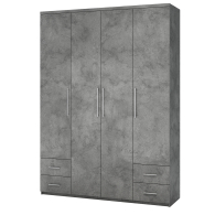 Для одежды, Шкаф четырехдверный Мелодия МКЯ2-43 180х60