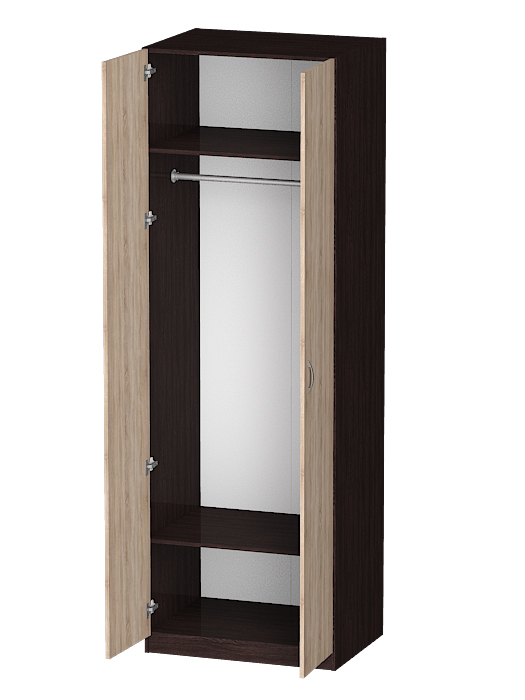 Для одежды, Распашной шкаф Лайф для одежды 80*60*240	Венге