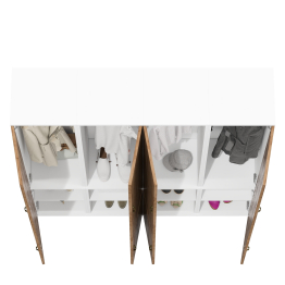 Набор узких пеналов для прихожей Лидер-8 № 42