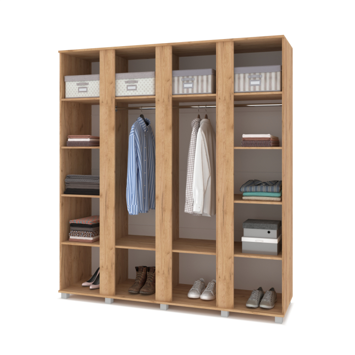 Шкафы распашные, Модульная система Пандора П42 Шкаф