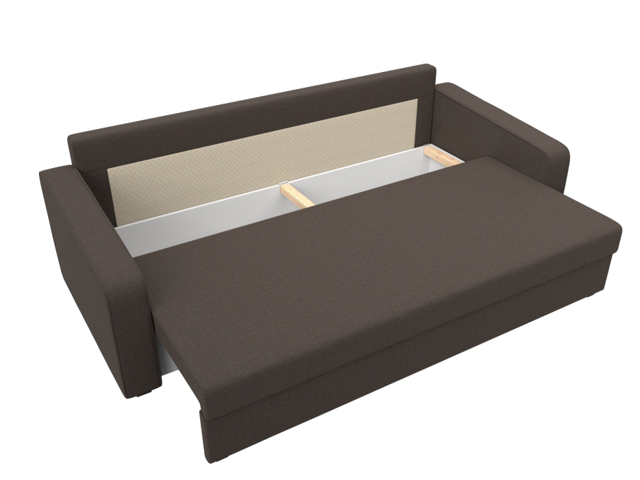 Диваны еврокнижки, Диван прямой Лига-009, рогожка Амур