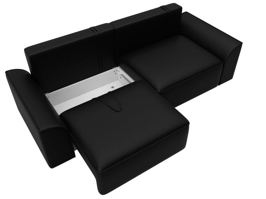 Диваны еврокнижки, Диван прямой Лига-048 НПБ, экокожа GRIFON