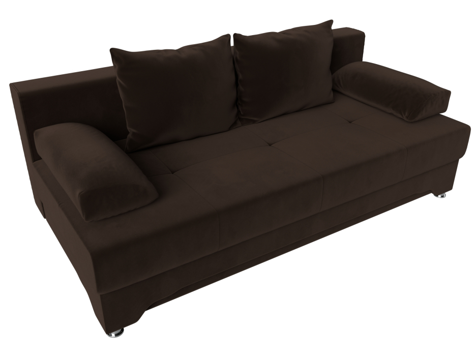 Диваны еврокнижки, Диван прямой Ник-2, микровельвет