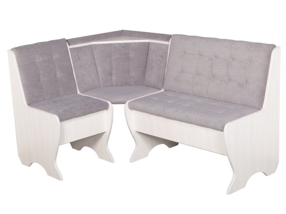 Кухонные уголки, Кухонный уголок Стиль 1Л Дуб млечный / велюр