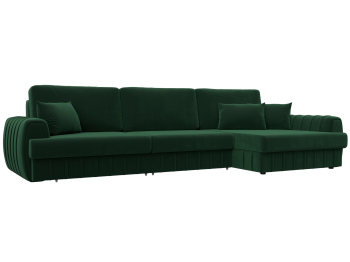 Диван угловой Лига-057 НПБ Лонг угол правый, велюр SEVEN