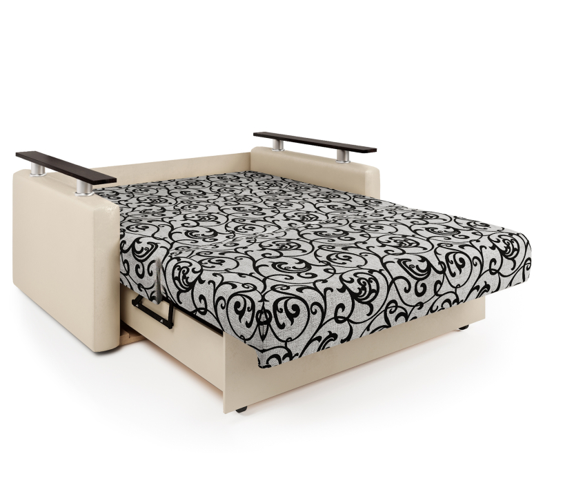 Диваны с ящиком для белья, Диван-кровать Шарм 100, экокожа/шенилл