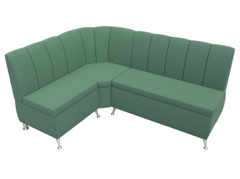 Диван кухонный угловой Кантри левый угол, рогожка Амур