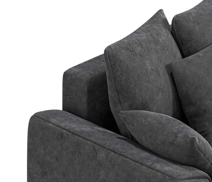 Диваны угловые в гостиную, Диван-кровать угловой еврокнижка Модерн Nordkisa,велюр