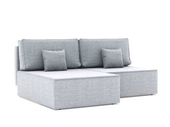 Диван-кровать угловой еврокнижка Блюм Некст, рогожка Люкс