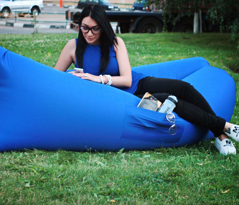 Бескаркасные диваны, Надувной шезлонг (ламзак, биван) Airpuf