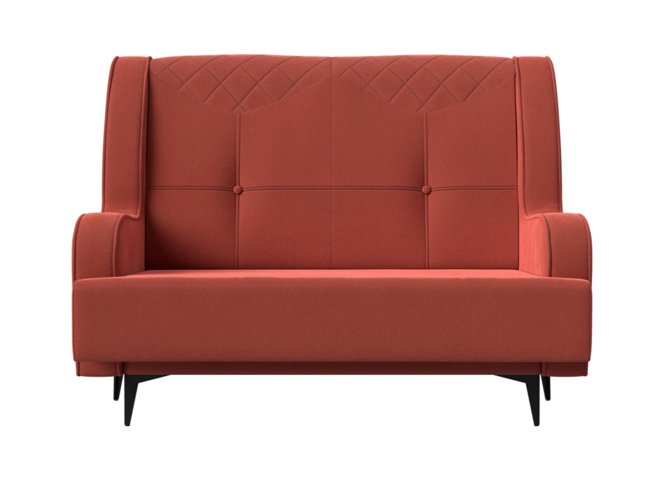 Диваны прямые кухонные, Прямой диван Неаполь 2-х местный, микровельвет