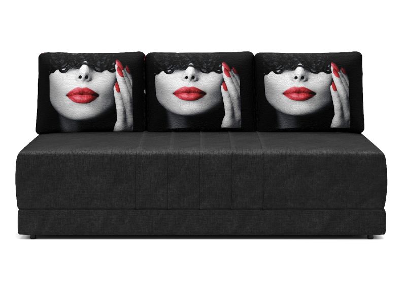 Диваны прямые, Диван-кровать Страйк, еврокнижка, велюр