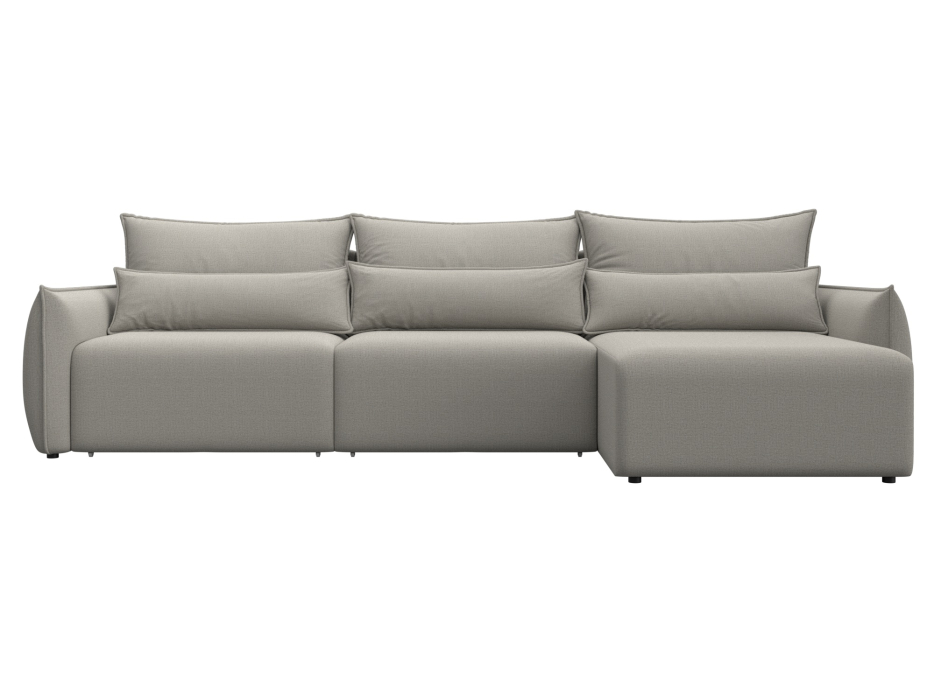 Диваны угловые в гостиную, Диван угловой Лига-051 НПБ Лонг угол универсальный, рогожка Амур