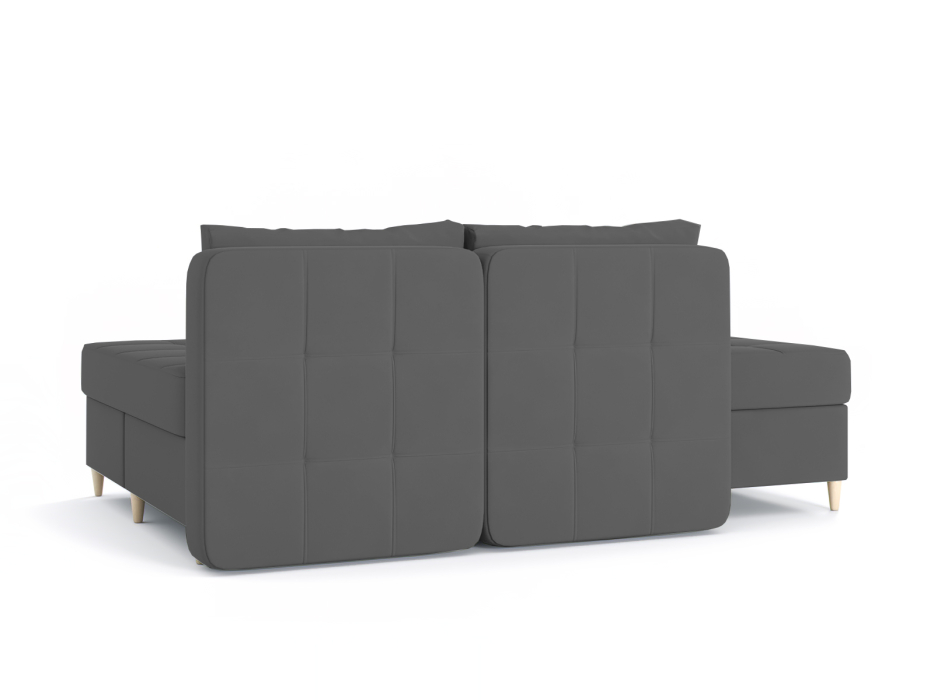 Диваны угловые в гостиную, Диван-кровать угловой Оливер 2 еврокнижка-трансформер, велюр