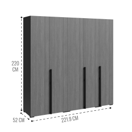 Шкаф Болонья в спальню 5-дверный