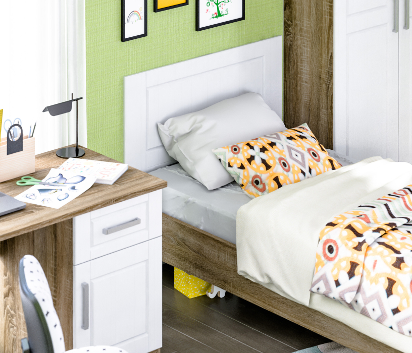 Для девочек, Детская Илона (кровать + стол + шкаф)