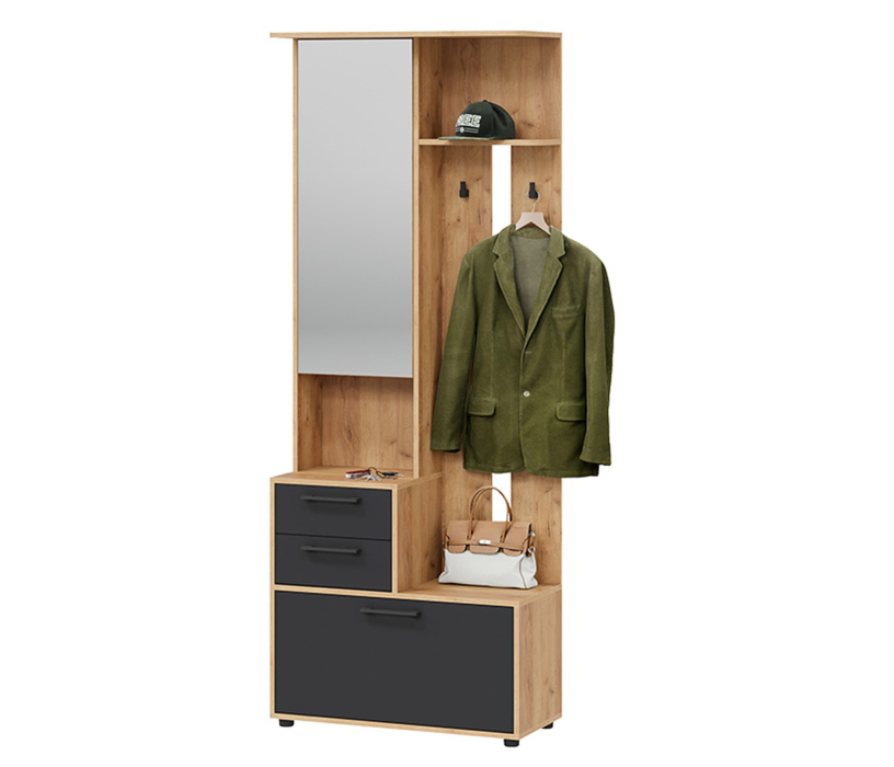 С зеркалом, Витра шкаф-секция комбинированная тип 1