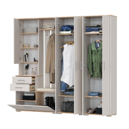 Комплект из трёх модулей для прихожей серии Домино